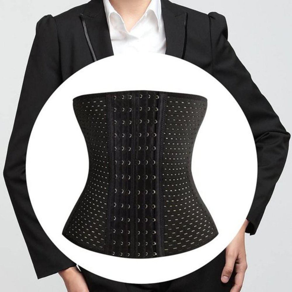 Women's Waist Trainer Tummy Control Waist Cincher Adjustable Corset - Picture 6 of 7